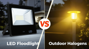 LED Floodlights vs Outdoor Halogen