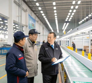 client visit the factory facility