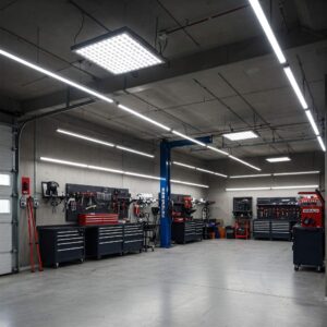 best led garage lighting ideas for energy efficiency & brightness