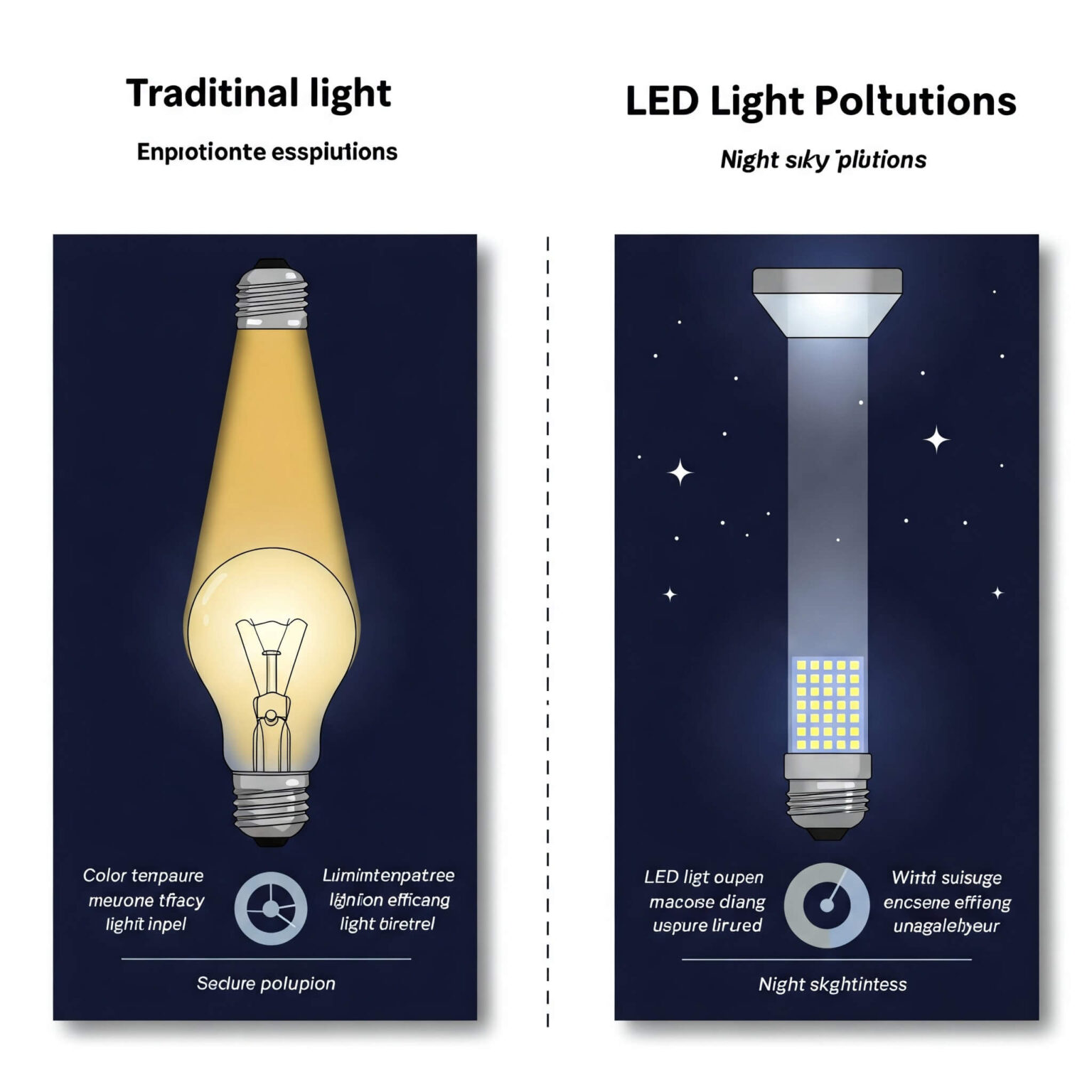 Environment With Led Light LEDs: Slash Light Pollution by 75% with Sustainable Solutions