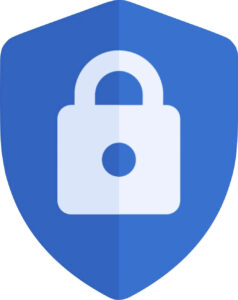 shield + lock from google